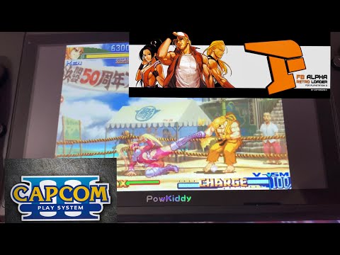 7”s of Arcade Goodness Powkiddy X2 CPS1,2,3 FBA Emulation Testing (longPlay)