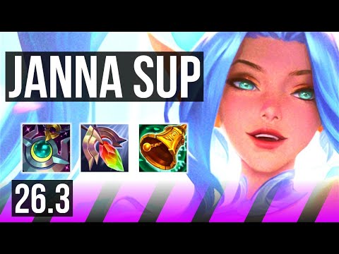 JANNA & Yasuo vs LEONA & Corki (SUP) | Good KDA: 1/2/32 | EUW Grandmaster | 26.3