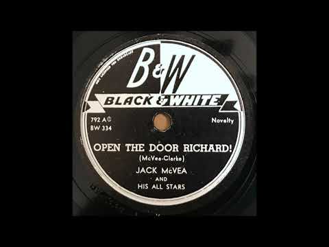 "Open the Door, Richard!" (1946), Jack McVea and His All Stars, το πρώτο ηχογραφημένο μουσικό κομμάτι στο οποίο εφαρμόστηκε η τεχνική του σβησίματος (2:50'- 2:57').