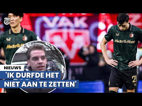 Bedroefde Feyenoord-fans na wedstrijd tegen Ajax: 'Met tranen in ogen zitten kijken'