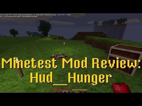 Minetest Mod Review: HUD_Hunger