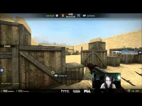 Envyus KennyS vs Female Team Secret Juliano HTC 1v1 Invitational by PGL