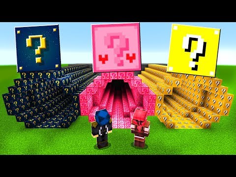 Minecraft ITA - NON SCEGLIERE IL TUNNEL DI LUCKY BLOCK SBAGLIATO