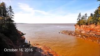 Incredible Timelapse High to Low Tide, Burntcoat Head Park Nova Scotia.