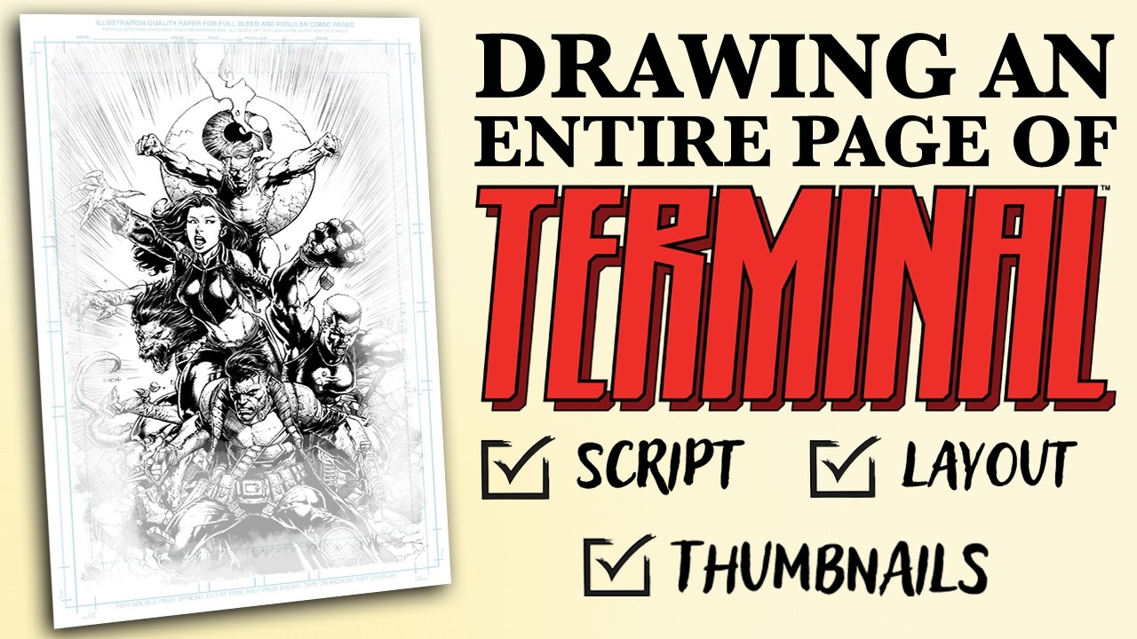 How To Layout a Comic Book Page | Terminal (Part 1)