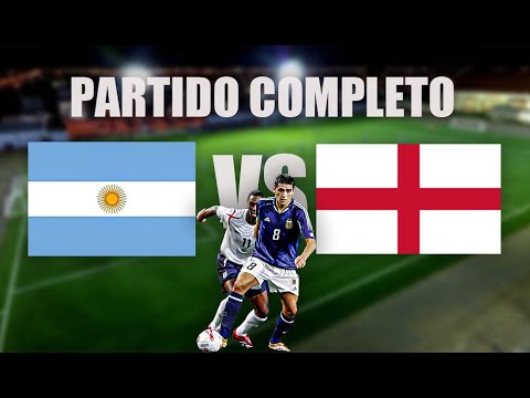 ARGENTINA 2 INGLATERRA 3 (Amistoso 2005) Partido completo