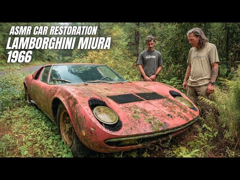 ASMR Abandoned Supercar Restoration | Lamborghini Miura From Rust to Perfection