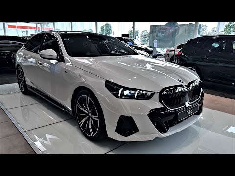 2024 BMW 5 Series M Sport 520d Luxury Midsize Sedan Full View Interior and Exterior