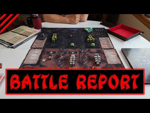 DRAGON DICE BATTLE REPORT - Swamp Stalkers vs. Scalders - 36pts