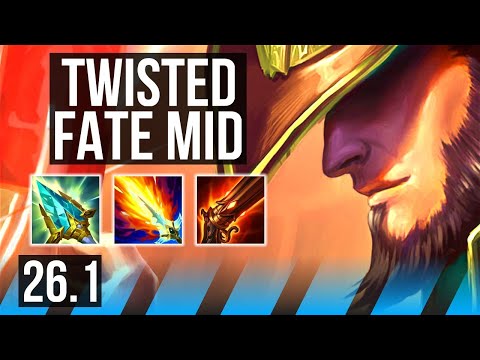TWISTED FATE vs ORIANNA (MID) | 6k gold comeback | JP Challenger | 26.1