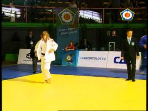 Judo Worldcup Rome 2011: -63 kg AGUIRRE DE JUAN, Yahaira (ESP) - DREXLER, Hilde (AUT)