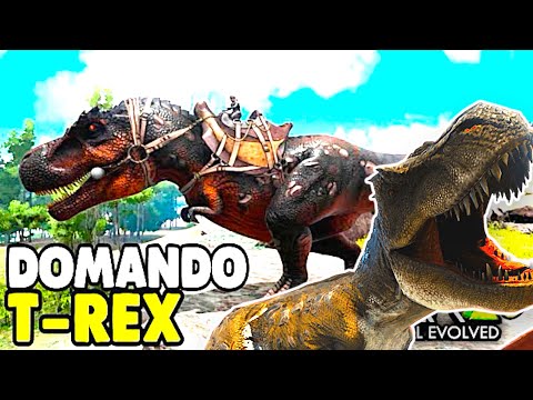 CONSTRUIMOS A NOSSA BASE NO ARK E DOMAMOS UM TIRANOSSAURO REX