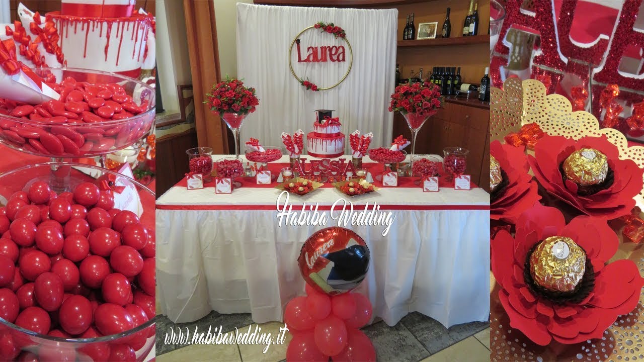 🎀🎓 ALLESTIMENTO TAVOLO CONFETTATA LAUREA 🎓🎀