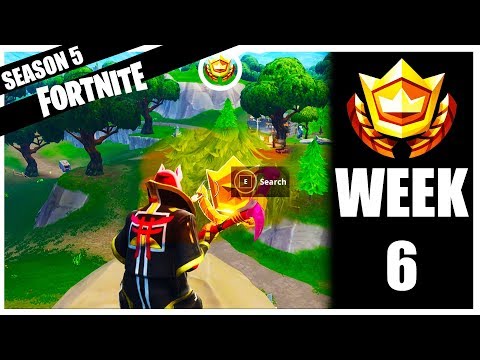SEARCH WHERE THE STONE HEADS ARE LOOKING | SEASON 5 - WEEK 6 | FORTNITE