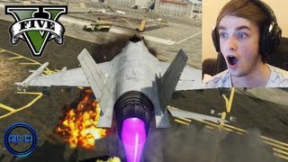 "MISSION IMPOSSIBLE!?" - GTA 5 - TANK & FIGHTER JET Gameplay! (Grand Theft Auto V)