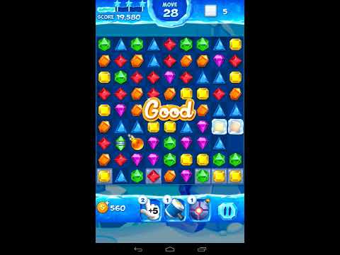 Jewel Pop Mania:Match 3 Puzzle Level 22 ( Jewel Ice Episode ) - Walkthrough ( No Booster )