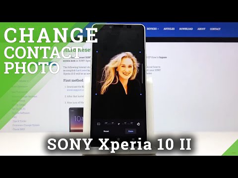 How to Add Photo to Contact in Sony Xperia 10 II – Customize Contact Profile