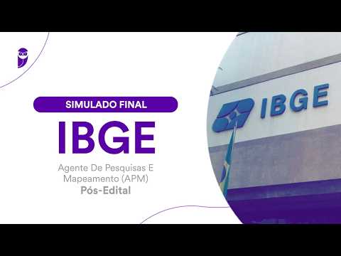 Simulado Final IBGE - Agente de Pesquisas e Mapeamento (APM) - Pós-Edital - Correção