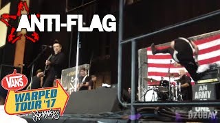 Die For Your Government - BAND STOPS TO BREAK UP FIGHT - Anti-Flag - Hartford, CT - Warped Tour 2017