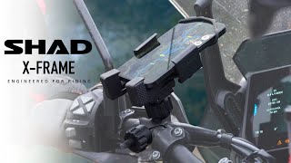 X-frame SHAD X0SG00M velikost telefonu až 180x90mm (6,6") na zpětné zrcátko
