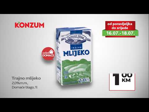 Od ponedjeljka do srijede u Konzumu! 16.07.-18.07.2018.