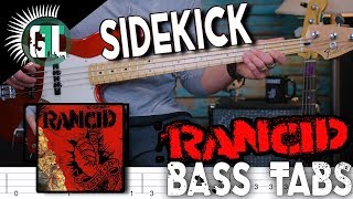 Rancid - Sidekick | Bass Cover With Tabs in the Video