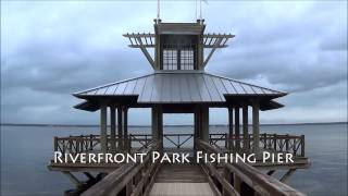 preview picture of video 'Riverfront Park Fishing Pier ~ St Johns River'