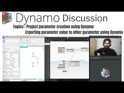 Dynamo Discussion with Jithin | Creating parameter & exporting parameter value using Dynamo in Revit