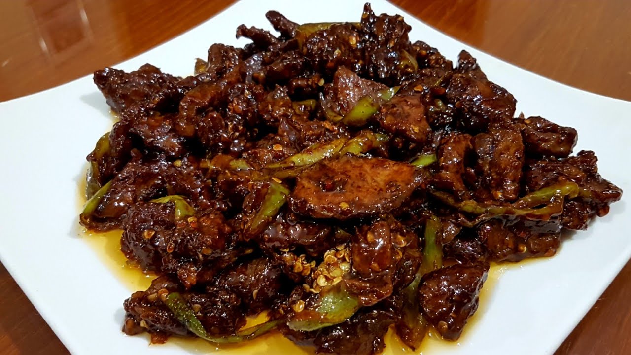 Beef Chilli Dry Recipe l How to Make Restaurant Style Chinese Beef Chilli Dry | Beef Tenderloin