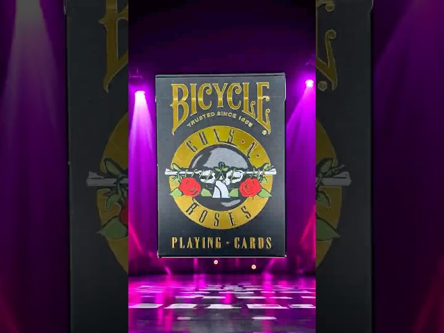 Vídeo relacionado con Bicycle Guns & Roses, Baraja de Cartas para coleccionistas y Fans