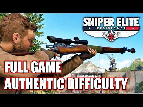 Sniper Elite Resistance Full Game Walkthrough Authentic, Highest Difficulty Creme de la Creme Trophy