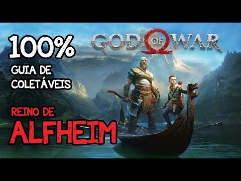 GOD OF WAR | TODOS OS COLETÁVEIS – ALFHEIM 100% (artefatos, corvos, baús, etc...) Dublado PT-BR