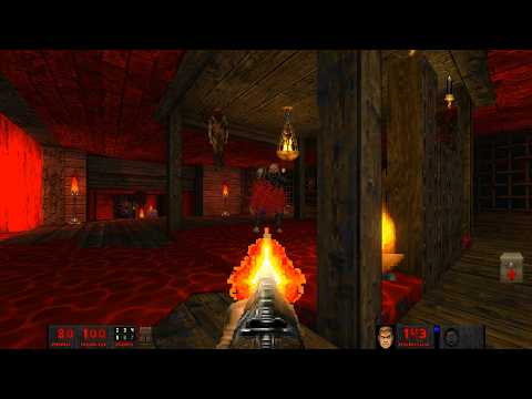 DOOM 2: REMAKE for GZDoom, with OTEX - maps 1-5 UV 100% - 4K - a darker fan reimagination