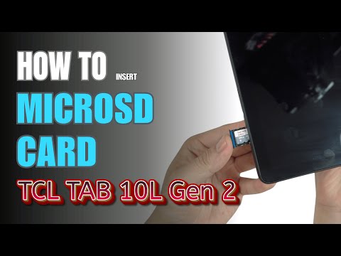 How to install MicroSD Card to TCL TAB 10L Gen 2