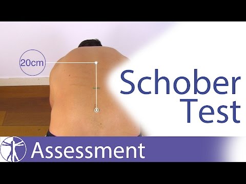 Schober Test for Lumbar Spine Flexion