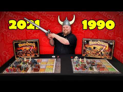 HeroQuest 1990 vs 2021 – Which Version Wins? | Retro Board Game Review