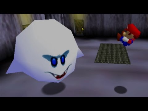 Super Mario 64 Walkthrough - Part 5 - Big Boo's Haunt