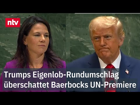 Trumps Rundumschlag überschattet Baerbocks UN-Premiere - US-Präsident hat nur Lob für sich