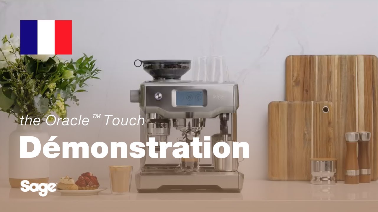 Sage Machine à expresso Oracle Touch Noir brillant