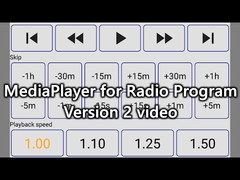 MediaPlayer for Radio Program