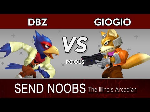 DBZ (Falco) vs GioGio (Fox) - Send Noobs Arcadian Pools