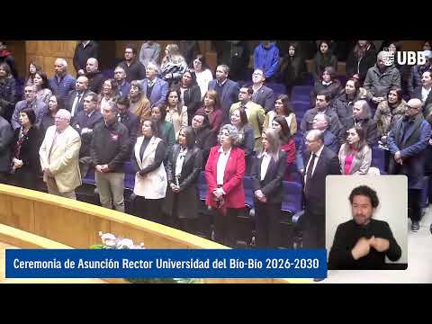Ceremonia de inicio segundo periodo Dr. Benito Umaña Hermosilla -  Universidad del Bío-Bío 2026-2030