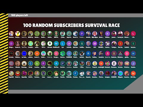 100 random subscribers race.#marblerun  #marblerace #marble