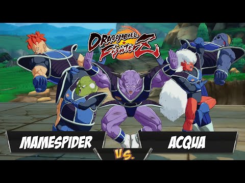 Mamespider(Bardock/Trunks/Yamcha) Fights Acqua(Ginyu/Kid Buu/Super Baby 2)[DBFZ PS5]