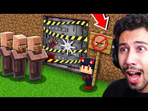 ممنوع دخول القرويين للقبو السري الغريب في قرية ماين كرافت !!؟