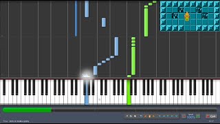 The Legend of Zelda - Secret Discovery/Warp/Triforce Fanfare (Synthesia)