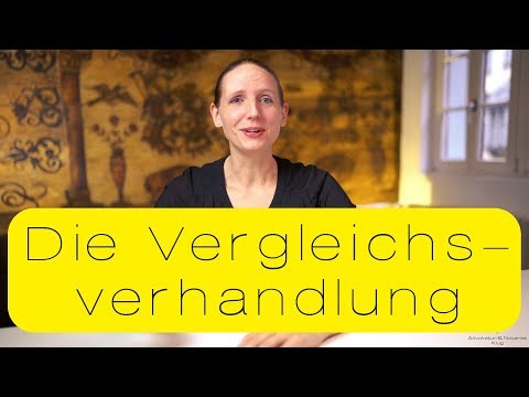 Die Vergleichsverhandlung
