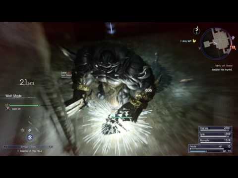 Final Fantasy XV playthrough pt49 - Dungeon of Tricks! Traps and Giants Ahead