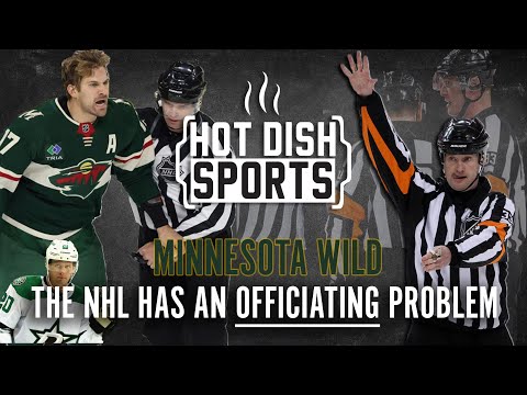 The NHL has a REF Problem in MULTIPLE Playoffs Series with SAME REFS | Hot Dish Sports Podcast