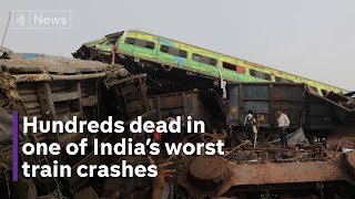More than 280 dead after three-train crash in India